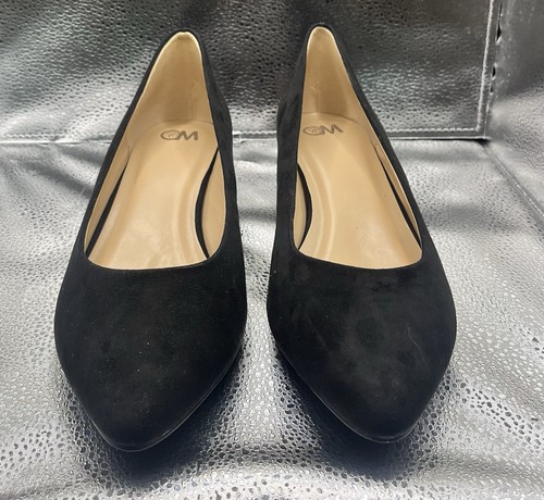 Chelsea Moreland Women’s Black Chunky Heeled Dress Shoe Size 9 1/2 - Picture 5 of 12