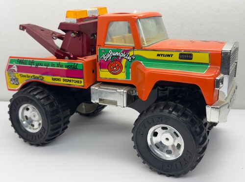 Vintage 70’s Nylint Big Pumpkin Toy Tow Truck Pressed Steel Ford Truck 16” READ - Picture 2 of 10