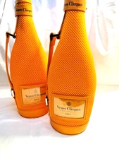 Veuve Clicquot Ice Jacket Insulated Neoprene Bottle Sleeve With Handle 750 ml x2