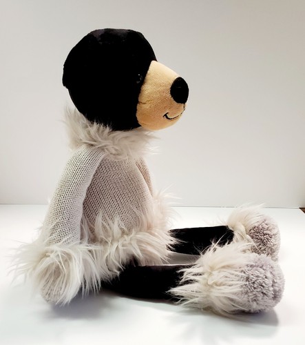 Bolsa de frijoles Aurora 16" de felpa Bridget the Bear parte inferior 11" sentada - Imagen 7 de 9