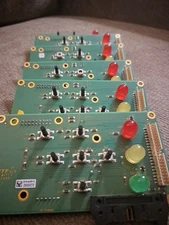 pcb boards with buttons and light