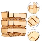  1 Set of Household Lipstick Rack Desktop Lipstick Organizer Stackable Lipstick