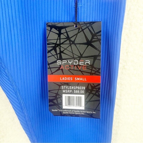 Spyder Electric Blue Active Leggings Size S NWT - Picture 9 of 11