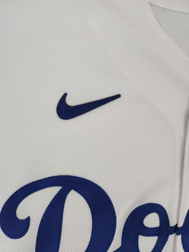 Nike Los Angeles Dodgers Authentic Collection Weiß Home Blank Trikot Herren 48 - Bild 3 von 17
