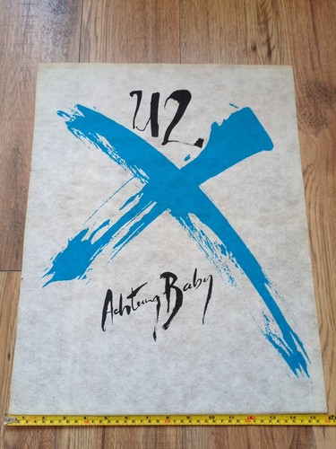 U2 Vintage 1991 (2) Uchtung Baby Graffiti Style Fabric Promo Posters Framed - Imagen 12 de 20