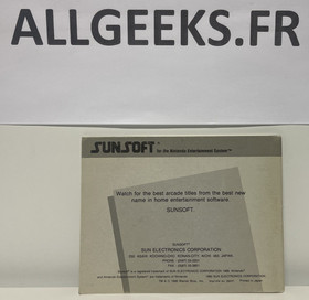 Notice Manual - gremlins 2 - Nintendo Nes FRA - bon etat