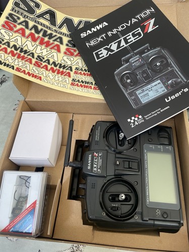 Sanwa Exzes ZZ 2,4ghx Sender RX472 & SMD Empfänger, mit 2 Lipo Packungen - Bild 3 von 13