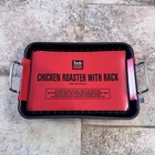 Tools of the Trade Non-Stick 12.5”x8x2” Chicken Roaster & Rack New