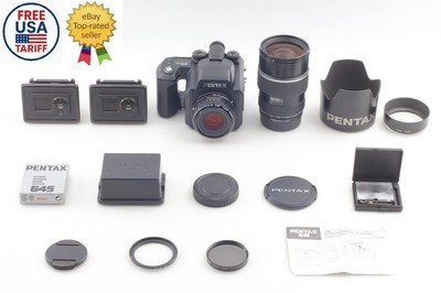 MINT] Pentax 645N II NII Film Camera A 75mm FA 80-160 Lens