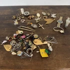 VTG Costume Jewelry Lot Earrings Brooches Watches Ring Estate Wearable AND Craft