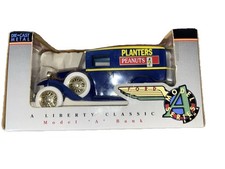 Vintage Bank Planters Peanuts Ford Model A Delivery Van Truck Diecast