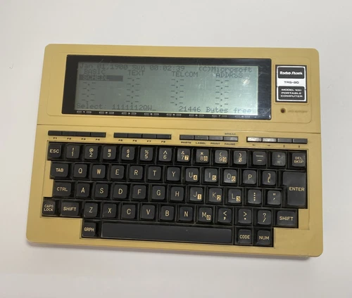 Vintage Radio Shack TRS-80 Portable Computer Model 100 F