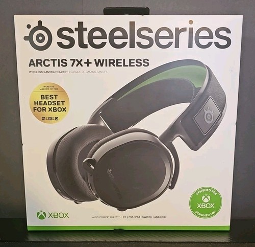 SteelSeries Arctis 7X+ Wireless Xbox Series X/S Gaming Headset Black New/Sealed