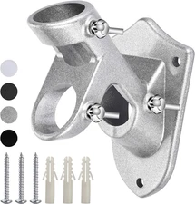 Flag Pole Holder for outside House, Heavy Duty Flag Pole Mounting Bracket, Alumi