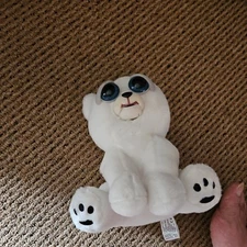 Feisty Pets “KARL the SNARL” 9" Polar Bear Plush WMC William Mark Corporation