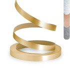 Gold Edge Banding 7/8" x 25ft Brushed Aluminum