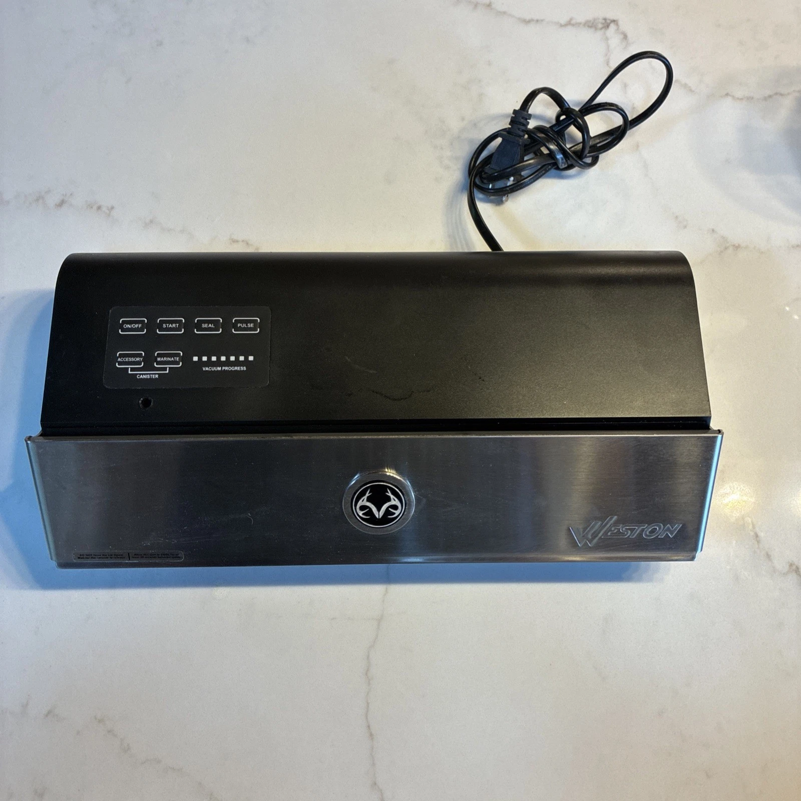 Lightyly Used Weston 650501W Professional Advantage Vacuum Sealer - Black/Silver