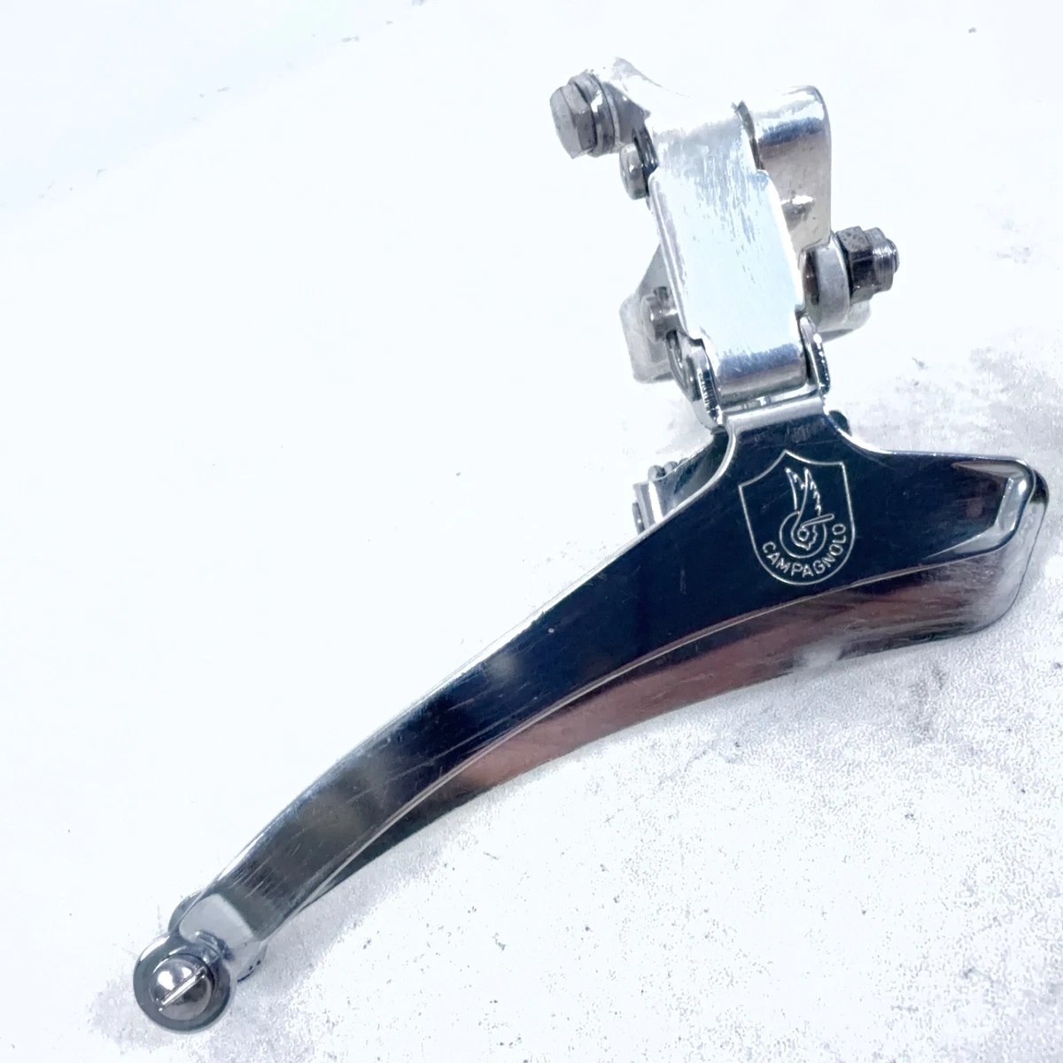 Campagnolo C Record Derailleur Front Braze On Vintage Road Bicycle A Nos 04 Ypvw