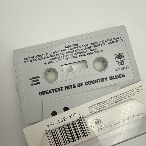 Greatest Hits of Country Blues George Jones, Ray Charles ect. Cassette - Picture 3 of 3