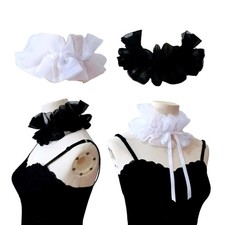 Detachable Court False Collar Girls Renaissance Clothes Choker for Shirt or Dres