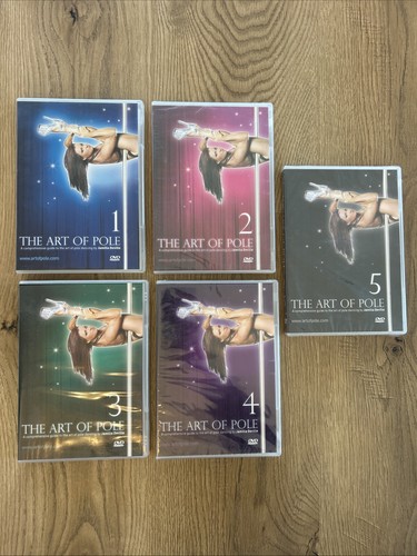 The Art Of Pole Dancing 7 DVD Set 1-5 Plus 1-2 Routin Jamilla Davis Some Sealed - Imagen 2 de 6