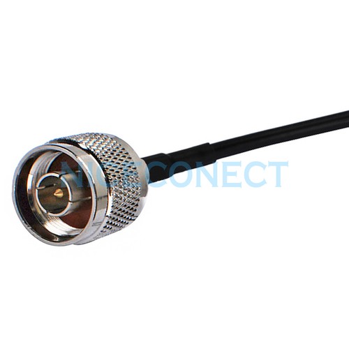 Cable coaxial TS9 macho ángulo recto a N macho enchufe antena coleta RG174 - Imagen 3 de 3