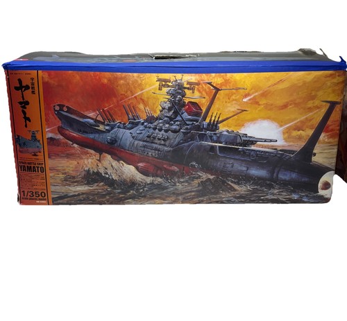 Bandai Space Battleship Yamato 1/350 Plastik Modell Box unvollständig *lesen* - Bild 1 von 18