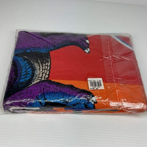 Vintage 1992 Jurassic Park Dinosaur Single Bed Quilt Doona Cover New NRFP Danon - Picture 7 of 7