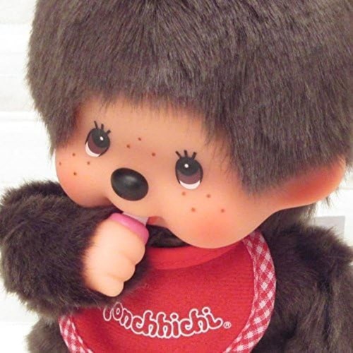 Sekiguchi Monchhichi Premium Standard Plush Toy Brown Boy S size 19cm Japan - Picture 5 of 5