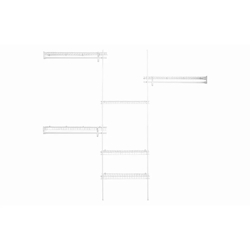 ClosetMaid SuperSlide Fixed Mount 60-96 Inch Wire Closet - Image 2 of 4