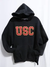 Russell Athletic USC Trojans Hoodie Sweatshirt Black Unisex Adult Large 2006