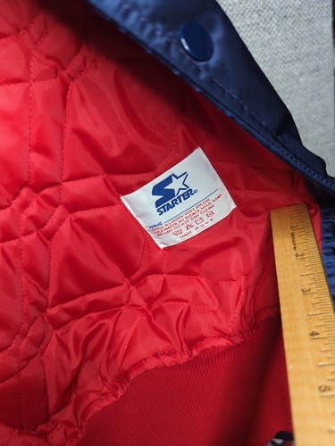 Vintage 80's Starter Atlanta Braves MLB Satin Jacket Men’s Size Large USA Look - Picture 20 of 24