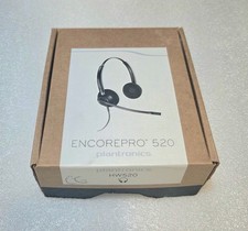 Plantronics EncorePro HW520 Black Headband Telecom Headset (mint in box)