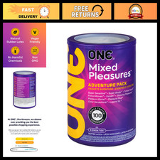 Mixed Pleasures Variety Pack 100 Latex Condoms for Ultimate Protection Comfo