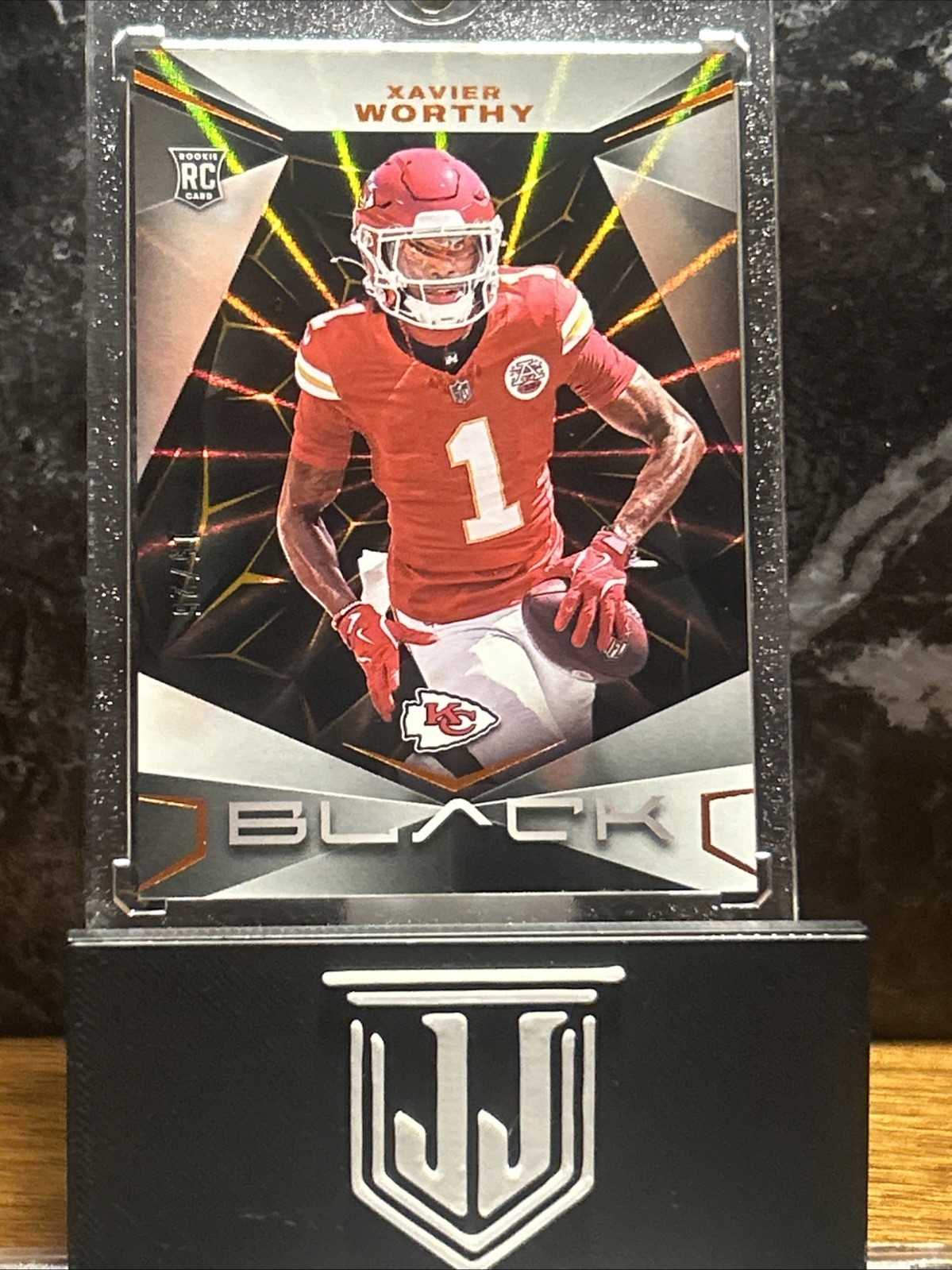 🔥2024 Panini Black Rookies Xavier Worthy #199 Citrine #d To 25 SSP (RC)🔥Chiefs