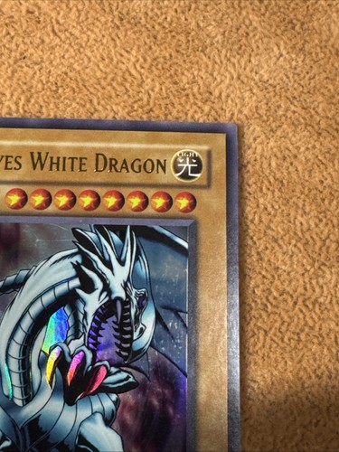 🔥 YUGIOH Blue-Eyes White Dragon LOB-001 Unlimited ULTRA RARE ORIGINAL NM #2 - Picture 10 of 17