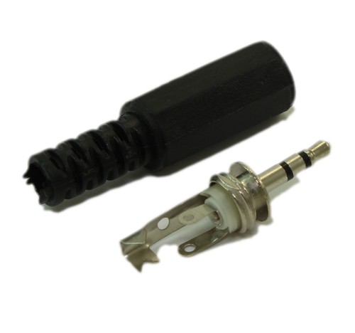 2.5mm Plug/Jack  Stereo TRS 3 Connector  Self Solder  Male - Picture 2 of 2