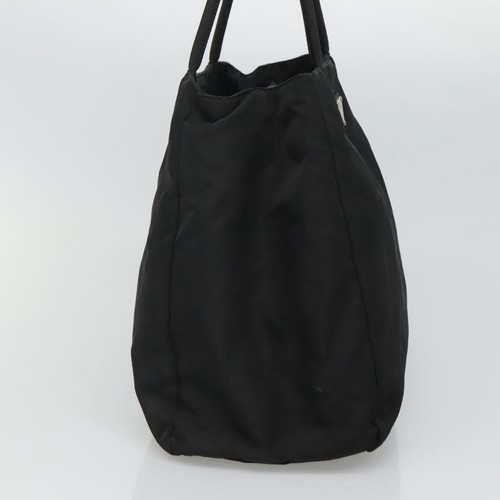 Auténtico bolso de mano sintético negro Prada Tessuto - Imagen 3 de 24