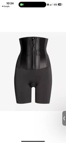 Spanx Under Sculpture Corsetto Nero Allenatore Vita Cincher L37950 Taglia S - Foto 6 di 8