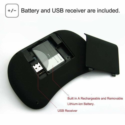 Mini Wireless Remote Keyboard for Smart TV Android Box i8 2.4GHz with Touchpad - Picture 7 of 8