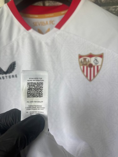 Sevilla FC 2022/23 Home Kit | M | Official Product | New | Castore - Picture 5 of 6
