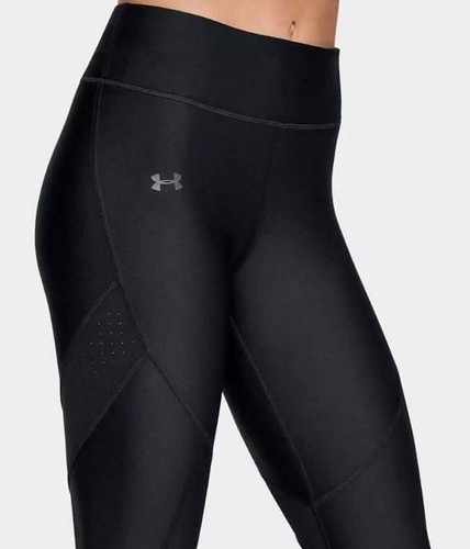 NEW UA UNDER ARMOUR Heatgear  BLACK Ankle Crop Compression Legging XL - Picture 4 of 8