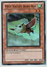 1 x Mist Valley Baby Roc - HA02-EN013 - Super Rare - Unlimited Edition Near Mint