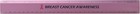 Alumicolor Aluminum Desk Ruler, Pink, 12"L x 1.25"W