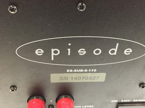 Episode ES-SUB-8-110 8 Zoll aktiver Subwoofer - Bild 4 von 4