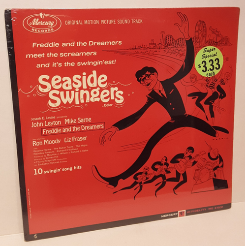 SEASiDE SWiNGERS FREDDiE & THE DREAMERS BRAND NEW / SEALED ViNYL LP RECORD ALBUM - Picture 1 of 2