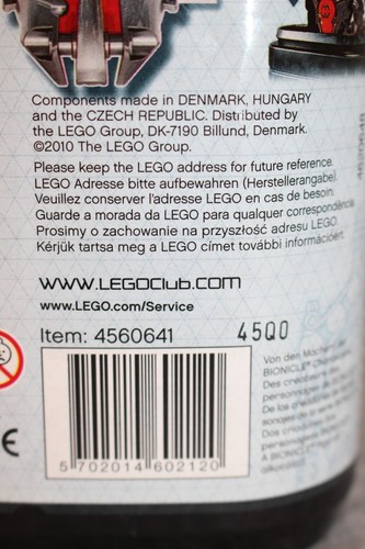 LEGO HERO FACTORY 7168 Dunkan Bulk Brand New Sealed Cannister 2010 Rare - Bild 10 von 16