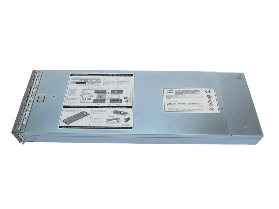 Cisco UCSB-B200-M5 V05 2x Xeon Gold 6140 64GB RAM Blade Server No HDD Cage - Image 2 of 4