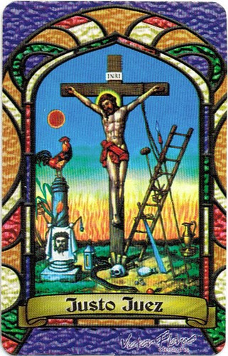 Just Judge Bilingual Prayer Card / Estampa Bilingüe Justo Juez - Bild 2 von 2