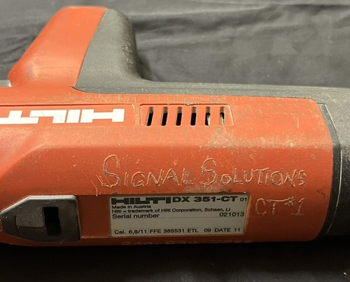 HILTI DX 351 CT POWDER ACTUATED TOOL (MVP029248) - Picture 6 of 8